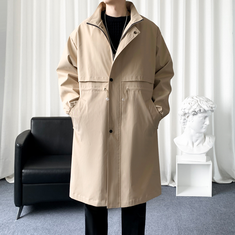 Mantel Trench gaya Korea pria, - Streetwear Brand Clothing ulasan dan harga