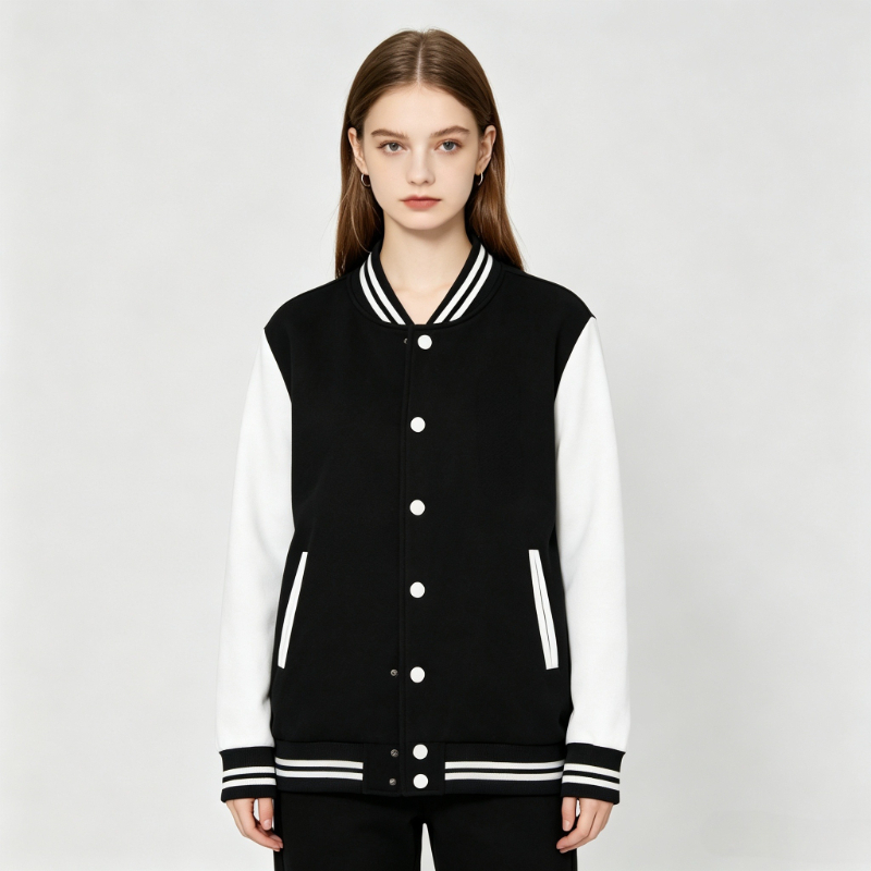 Jaket Baseball Kasual Warna So - Streetwear Brand Clothing ulasan dan harga