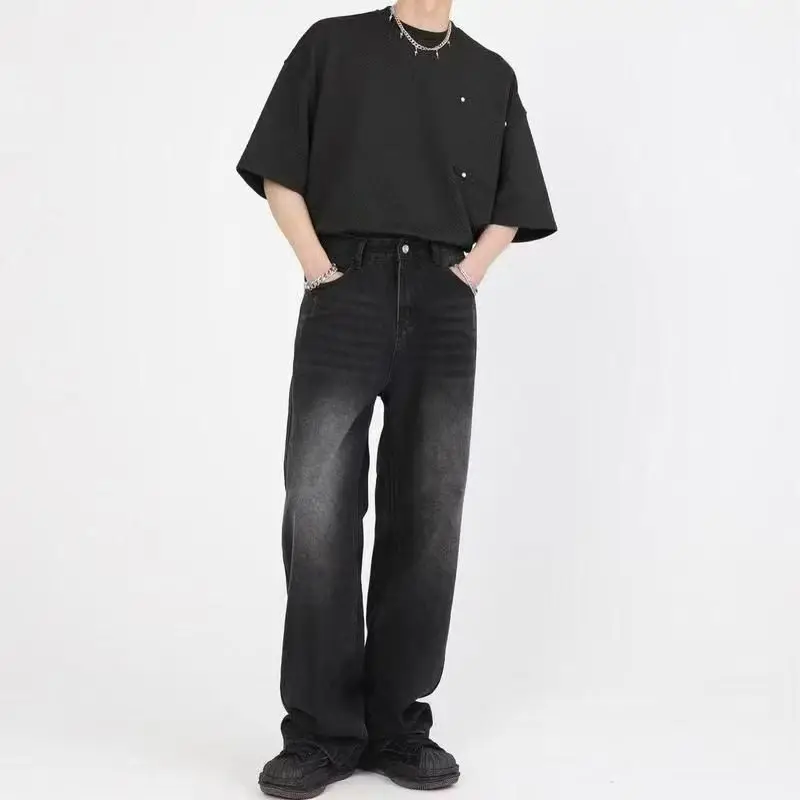 Celana Jeans Model Kaki Lebar  - Streetwear Brand Denim ulasan dan harga